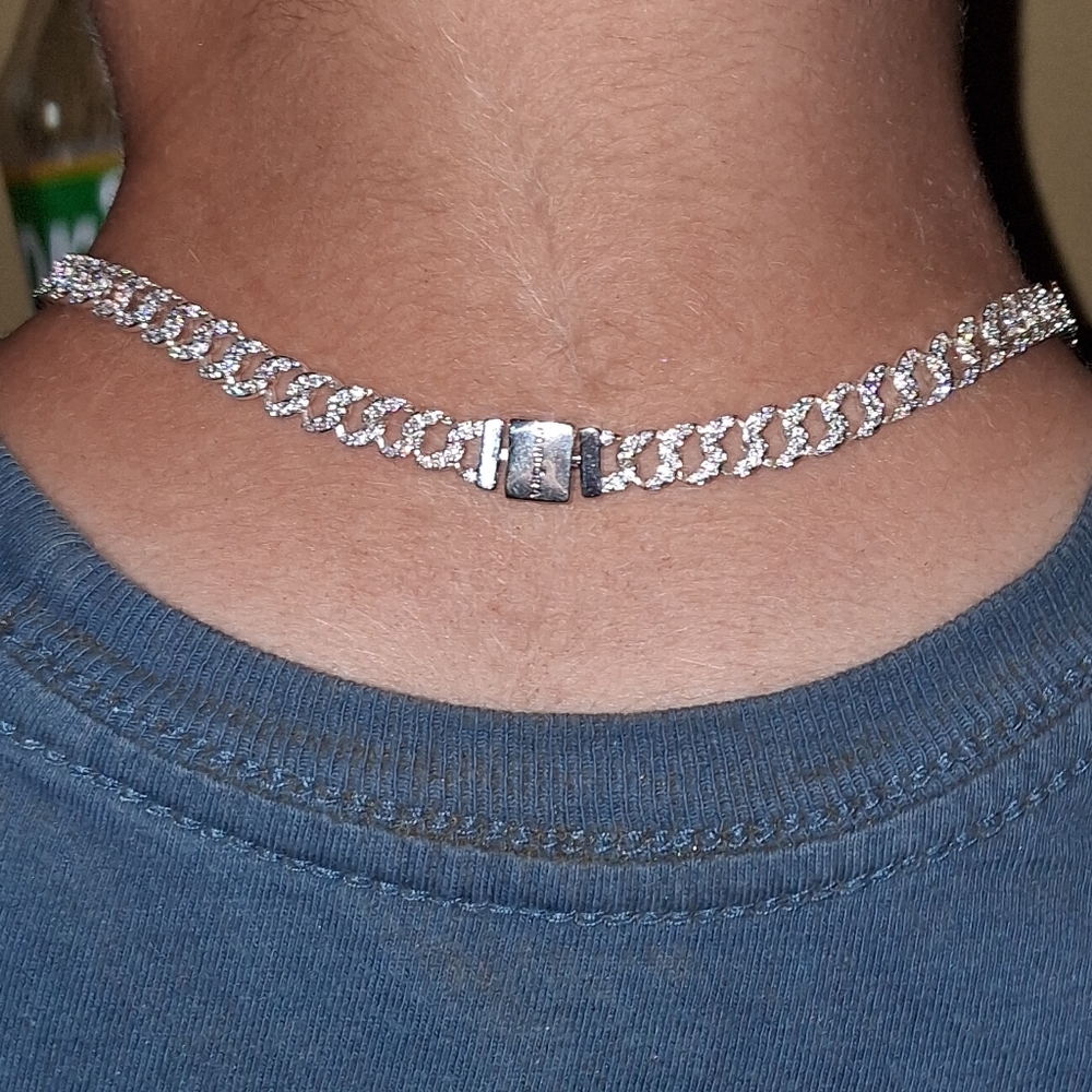 PANDORA ALE TIMELESS PAVE CUBAN CHAIN NECKLACE, STERLING SILVER! NEW! - Picture 5 of 10